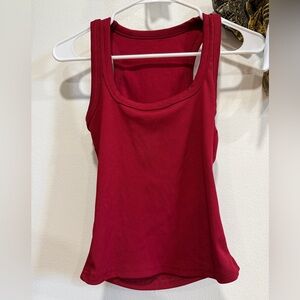 SHEIN Bold Red Tank Top